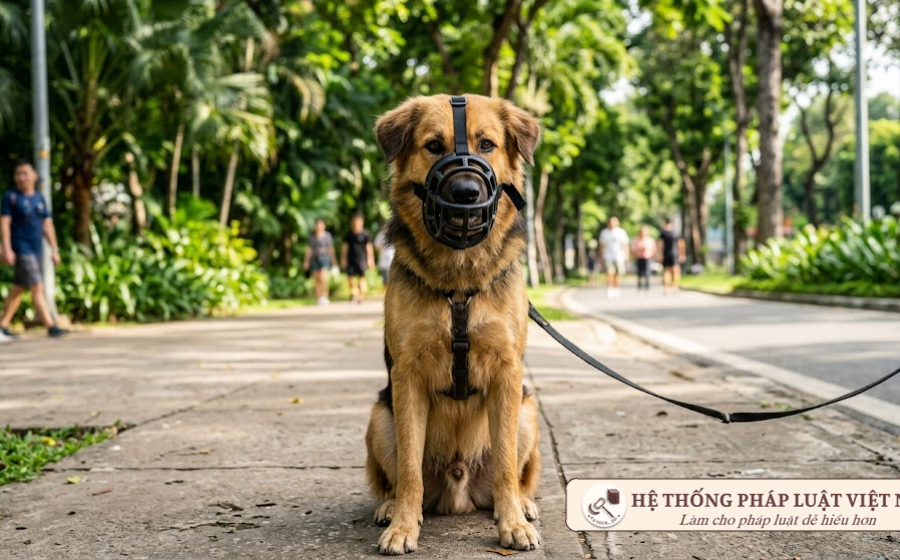 Nuôi chó, mèo không tiêm phòng Dại và thả rông không rọ mõm: Mức phạt mới cực nặng từ 01/8/2026