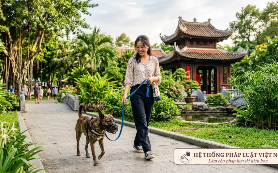 Chủ nuôi chó cần biết: Mức phạt 'khủng' khi không rọ mõm, thả rông từ 01/8/2026