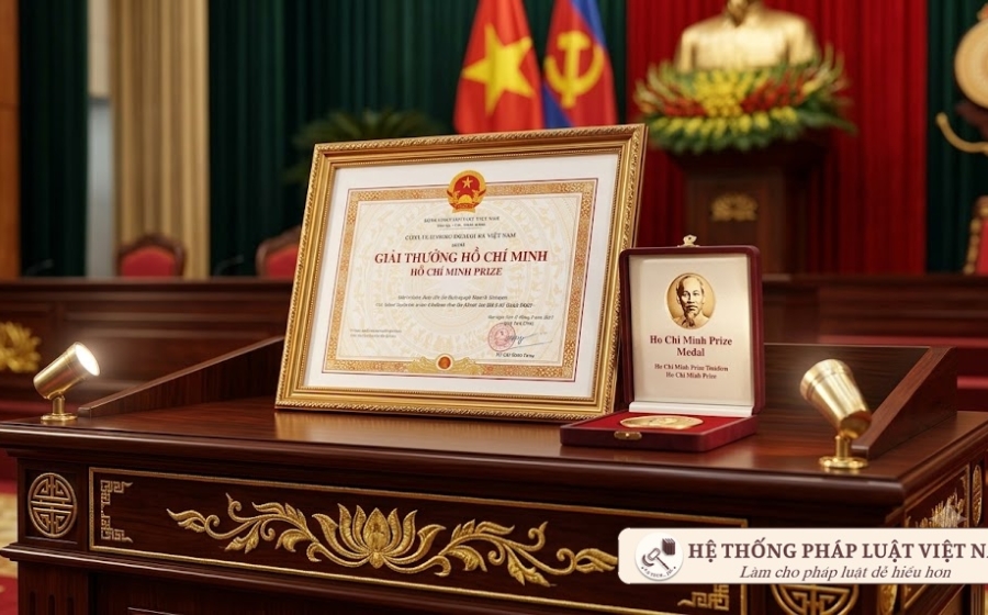 Giải thưởng Hồ Chí Minh được thưởng bao nhiêu tiền từ tháng 10/2026? Chi tiết cách tính tiền thưởng mới nhất